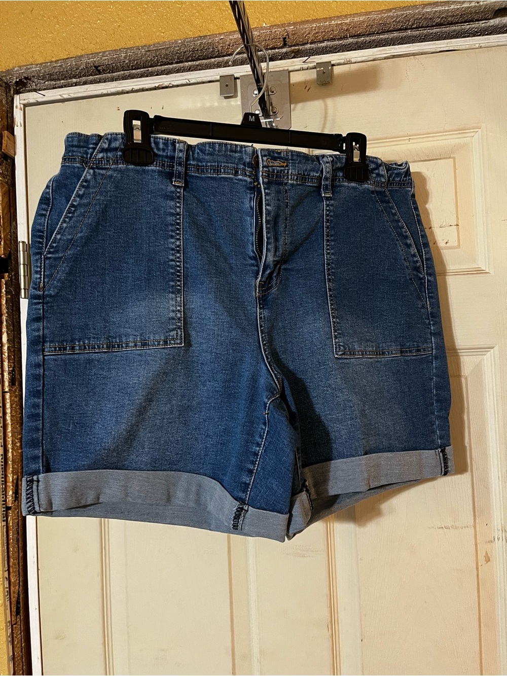 Bleu Denim Women Shorts Size 16
